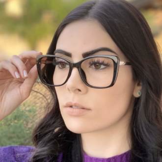 safine com br oculos de grau quadrado preto sue 3