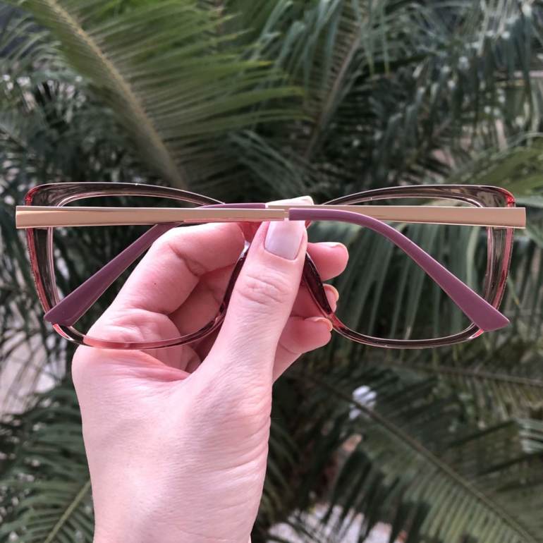 safine com br oculos de grau quadrado rosa sue 1