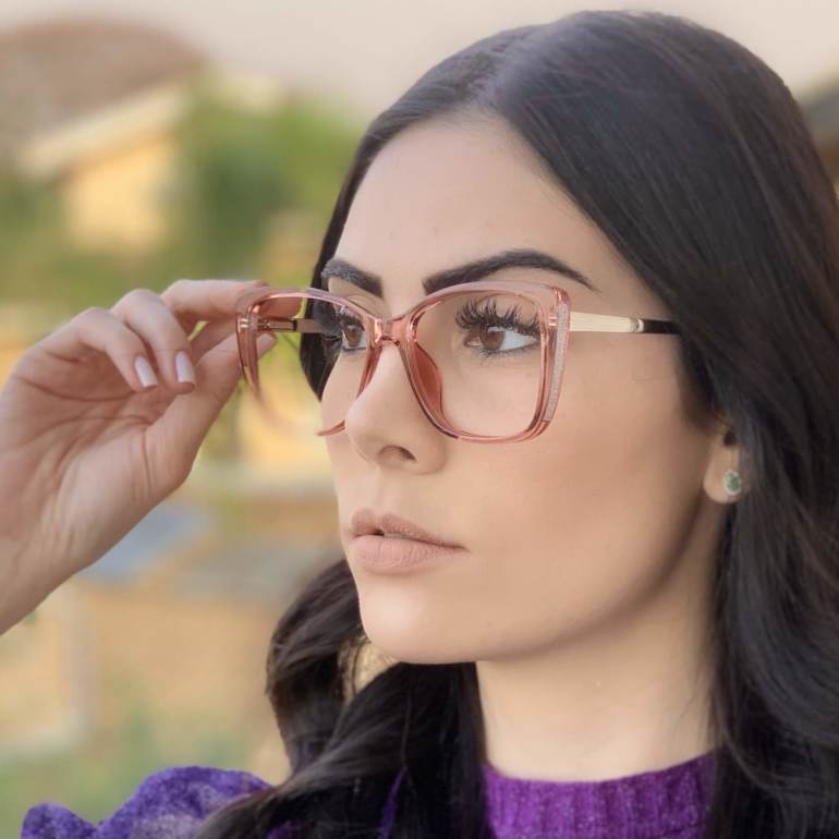 safine com br oculos de grau quadrado rosa sue 2