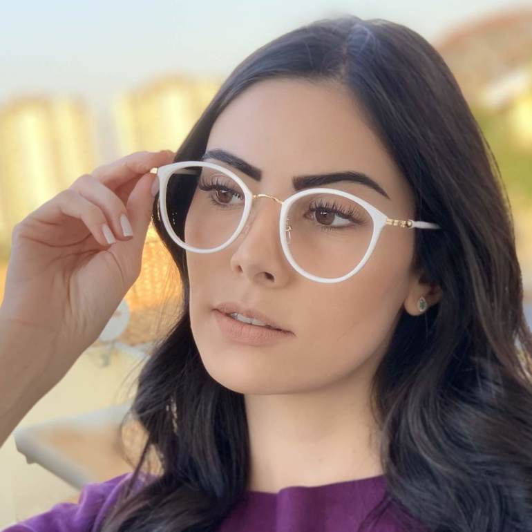 safine com br oculos de grau redondo branco bru 2