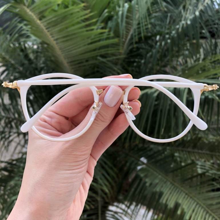 safine com br oculos de grau redondo branco bru 4