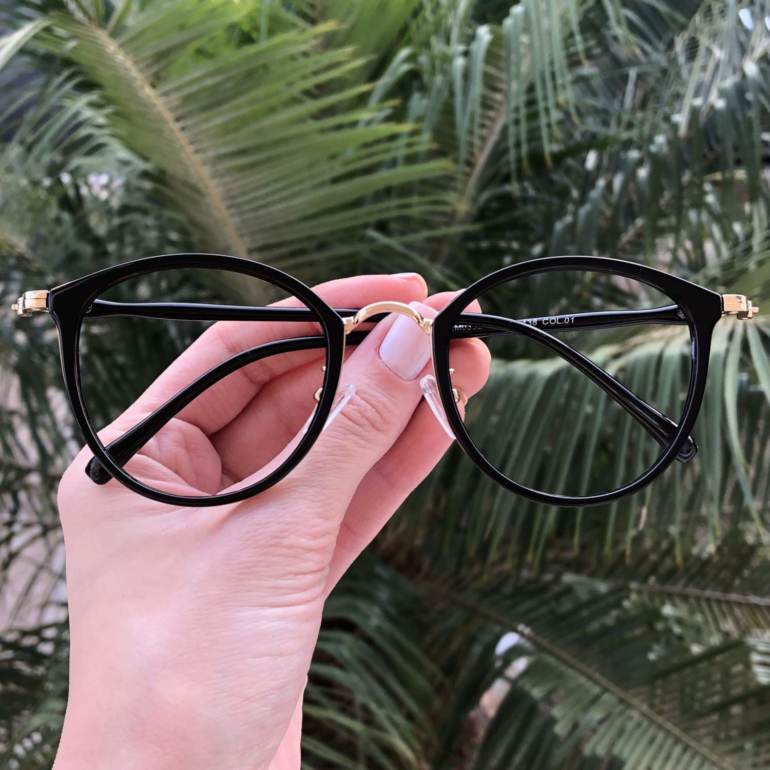 safine com br oculos de grau redondo preto bru