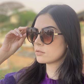 safine com br oculos de sol gatinho marrom amy