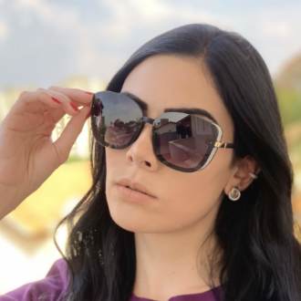 safine com br oculos de sol quadrado preto fosco renata 1