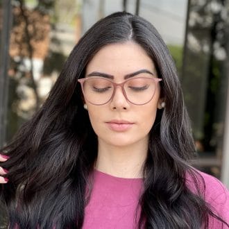 oculos 2 em 1 gatinho rosa