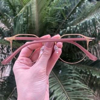 safine com br oculos 2 em 1 redondo dourado com nude nora 5