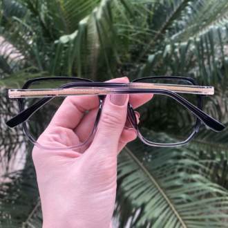 safine com br oculos de grau quadrado azul mage 4