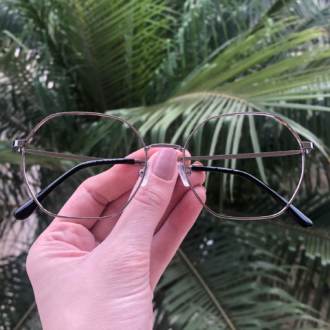 safine com br oculos de grau quadrado prata carol 3