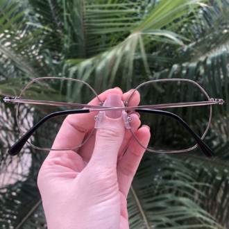 safine com br oculos de grau quadrado prata carol 4