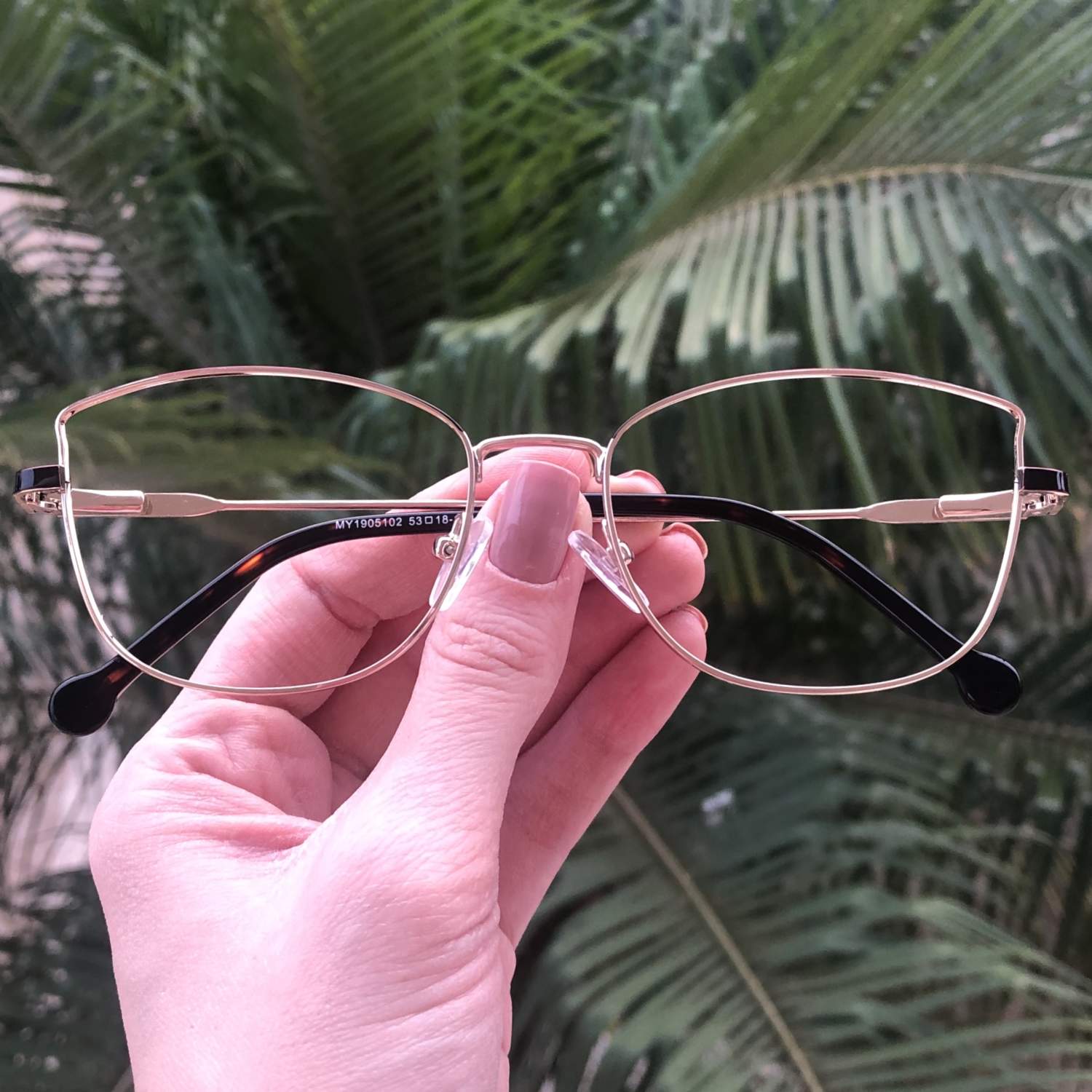 safine com br oculos de grau quadrado preto com vinho lea