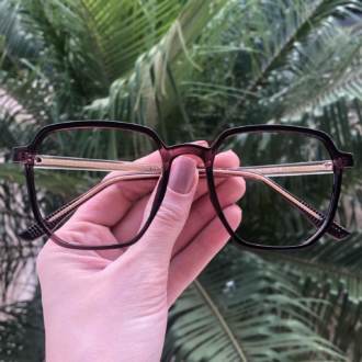 safine com br oculos de grau quadrado roxo mage 3