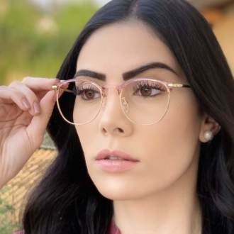 safine com br oculos de grau redondo rosa isa 1