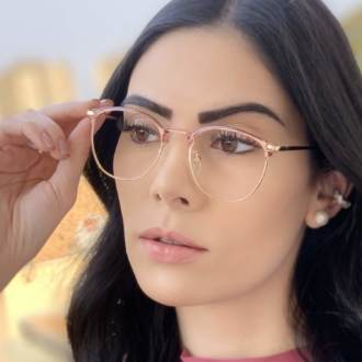safine com br oculos de grau redondo rosa isa 2