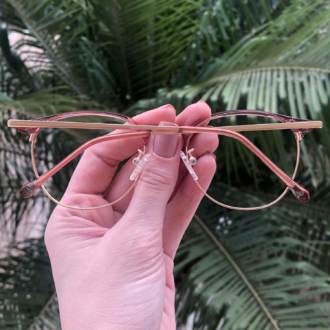 safine com br oculos de grau redondo rosa isa 4