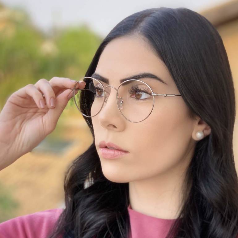 safine com br oculos de grau redondo titanio cinza 2
