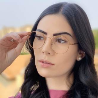 safine com br oculos de grau redondo titanio cobre 2