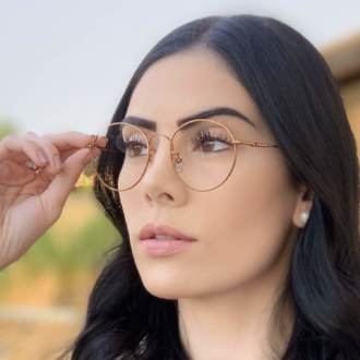 safine com br oculos de grau redondo titanio cobre