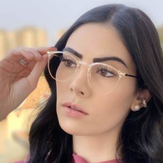 safine com br oculos de grau redondo transparente isa 2