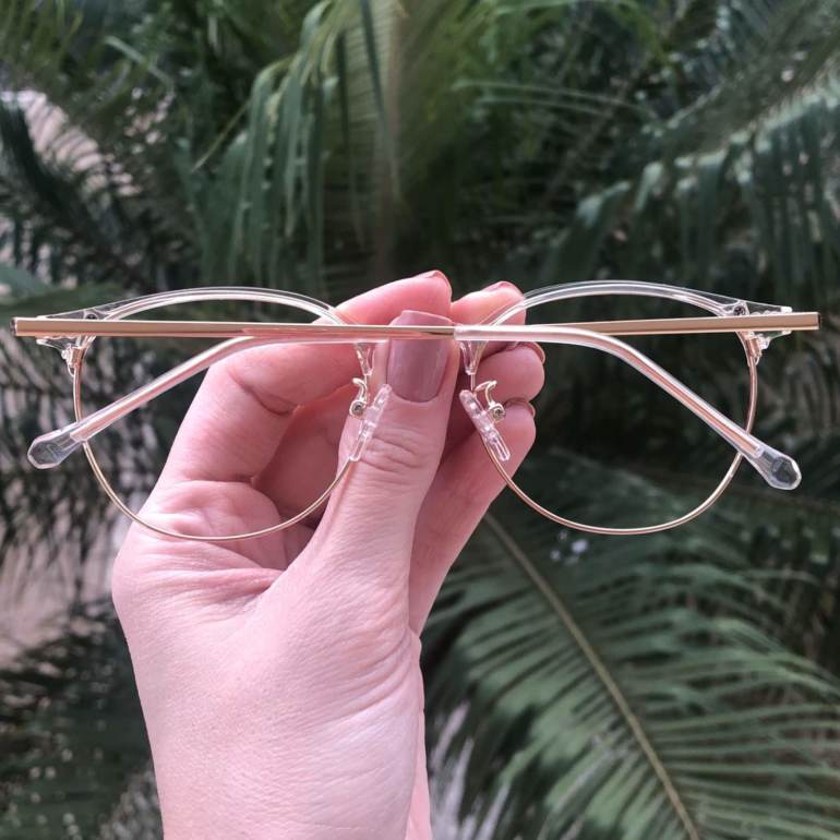 safine com br oculos de grau redondo transparente isa 4