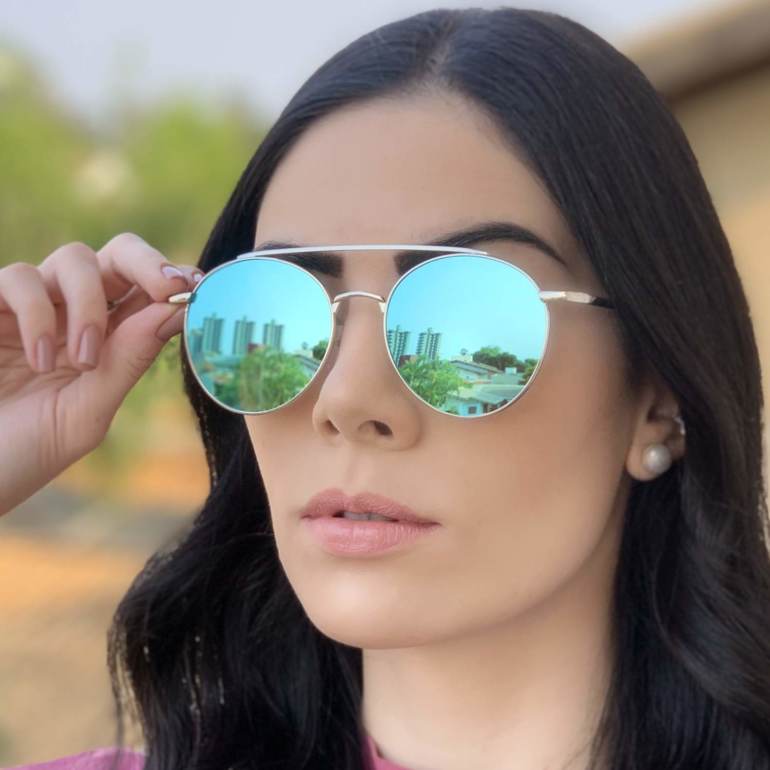 safine com br oculos de sol redondo espelhado azul lili 1