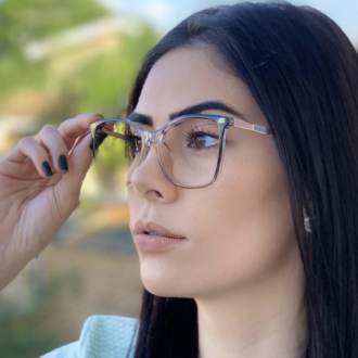 safine com br oculos de grau quadrado colorido lori 2