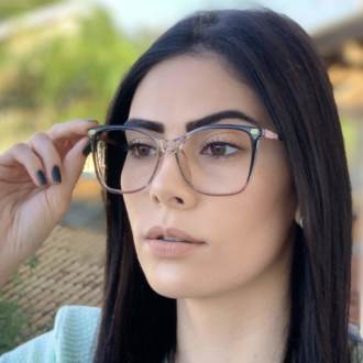 safine com br oculos de grau quadrado colorido lori 3