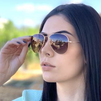 safine com br oculos de sol aviador marrom degrade isa 1