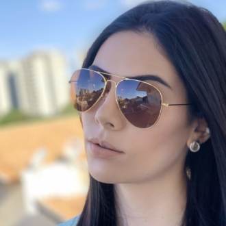 safine com br oculos de sol aviador marrom isa 3