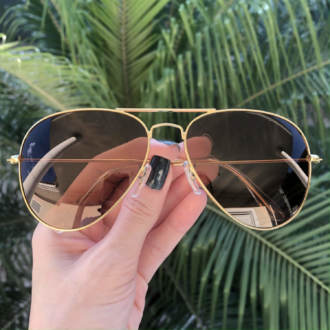 safine com br oculos de sol aviador marrom isa
