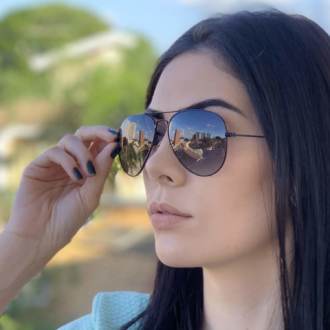 safine com br oculos de sol aviador preto degrade isa 1