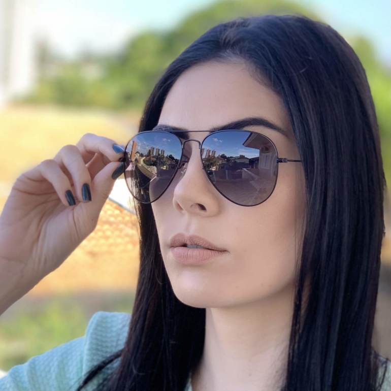 safine com br oculos de sol aviador preto degrade isa 2