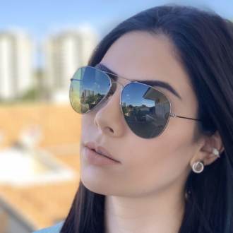 safine com br oculos de sol aviador verde isa 2