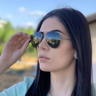 safine com br oculos de sol aviador verde isa