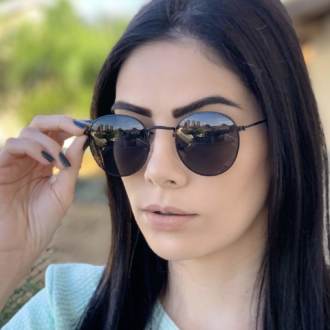 safine com br oculos de sol redondo preto laura 2 0 2