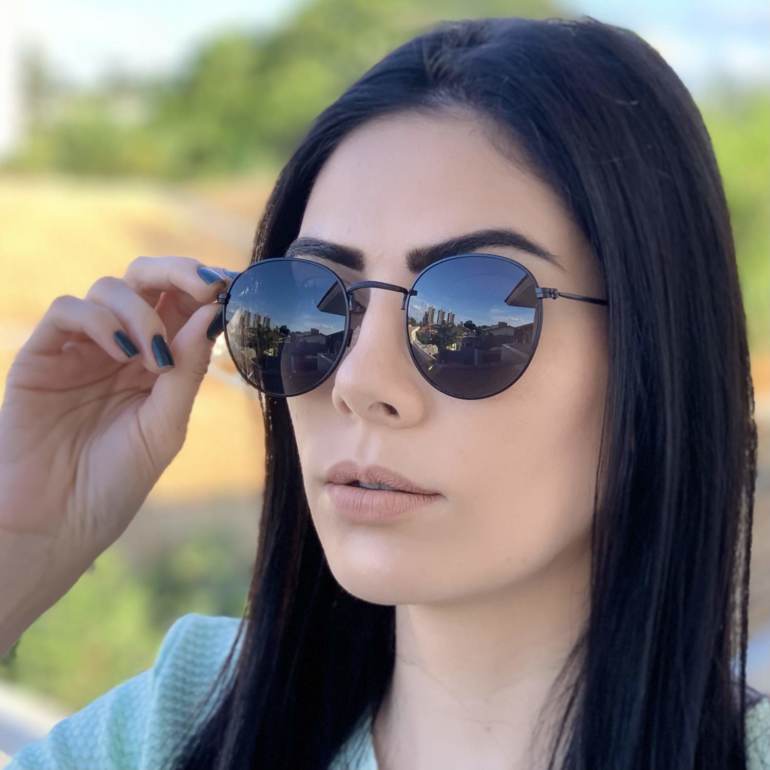 safine com br oculos de sol redondo preto laura 2 0 3