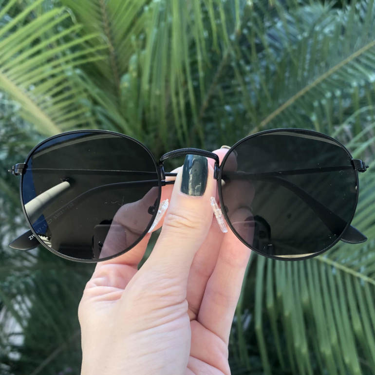 safine com br oculos de sol redondo preto laura 2 0