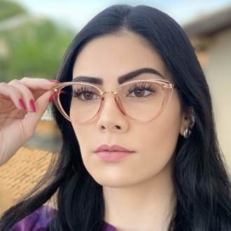safine com br oculos de grau gatinho rosa bia 1