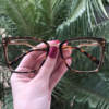 safine com br oculos de grau quadrado marrom com nude paloma copia