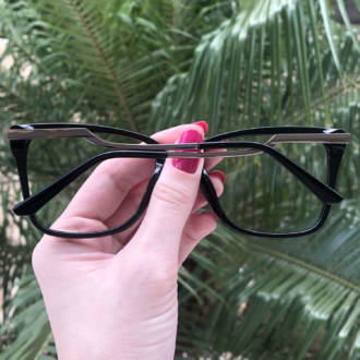 safine com br oculos de grau quadrado preto paloma 4