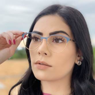 safine com br oculos de grau redondo azul lizzy 2