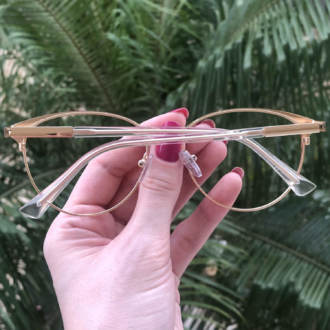 safine com br oculos de grau redondo azul lizzy 4