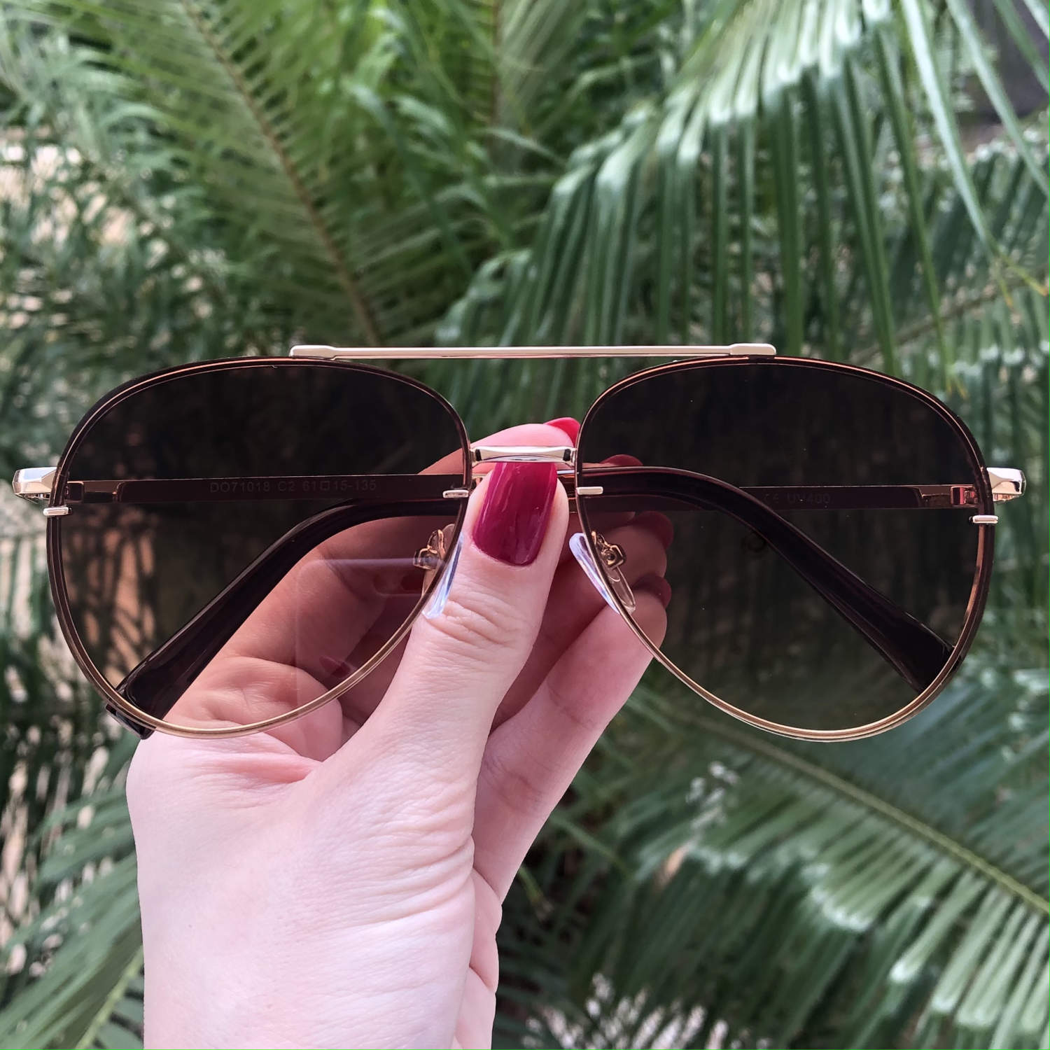 safine com br oculos de sol aviador marrom nanda