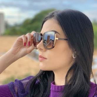 safine com br oculos de sol gatinho marrom mandy