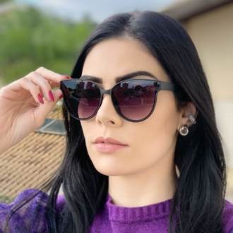 safine com br oculos de sol gatinho preto fosco drica 2
