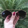 safine com br oculos de sol hexagonal degrade tati