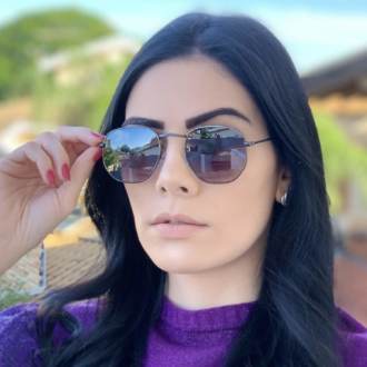safine com br oculos de sol hexagonal preto degrade elisa new 2