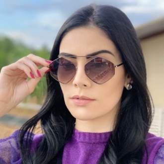 safine com br oculos de sol hexagonal preto tati 1