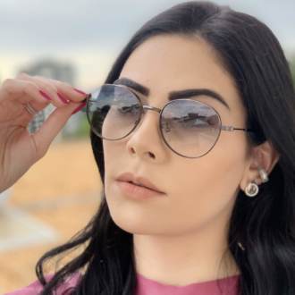 safine com br oculos de sol redondo grafite lari 2