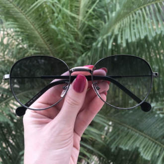 safine com br oculos de sol redondo grafite lari
