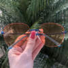 safine com br oculos de sol redondo laranja summer